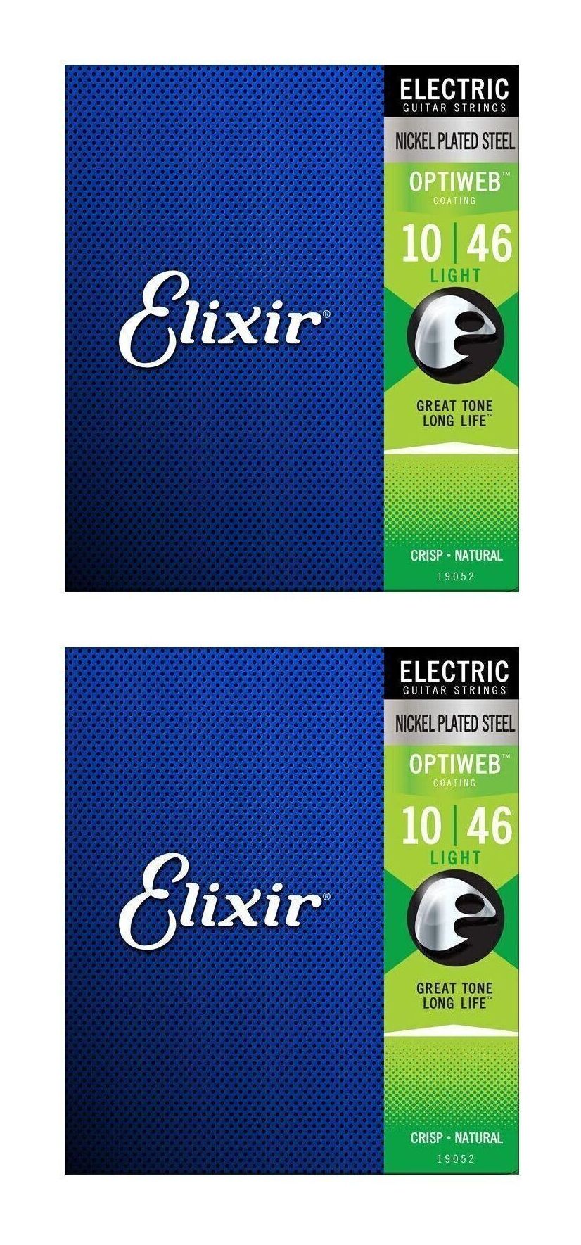 0.10 - 0.46 - 【メール便・送料無料・代引不可】Elixir 19052(2セットパック) ×1 [10-46] OPTIWEB Light エレキギター弦