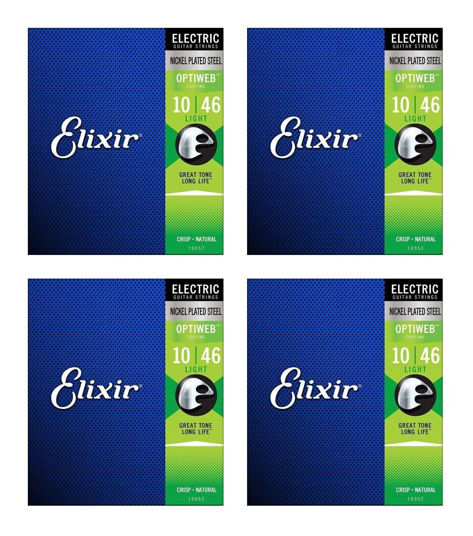 【メール便・送料無料・代引不可】Elixir 19052(2セットパック) ×2 [10-46] OPTIWEB Light エレキギター弦