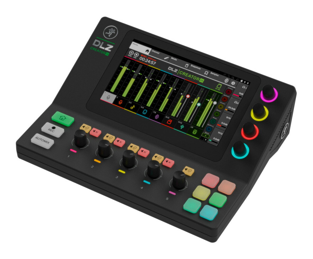 【送料込】Mackie DLZ Creator XS コンテンツクリエーター/ライブ配信用 コンパクト デジタルミキサー