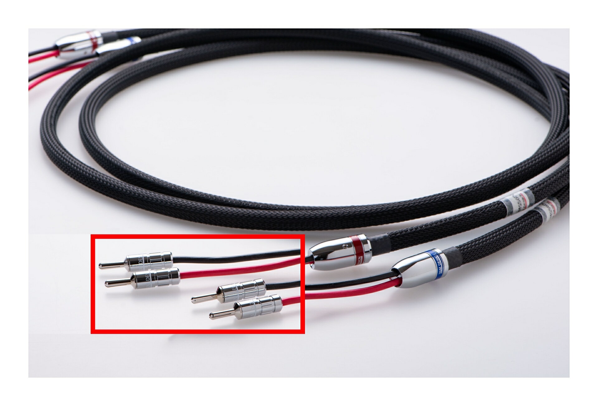 【送料込】M&M DESIGN SFP-MS5600B-B/3.0m バナナプラグ スピーカーケーブル【代金引換不可】