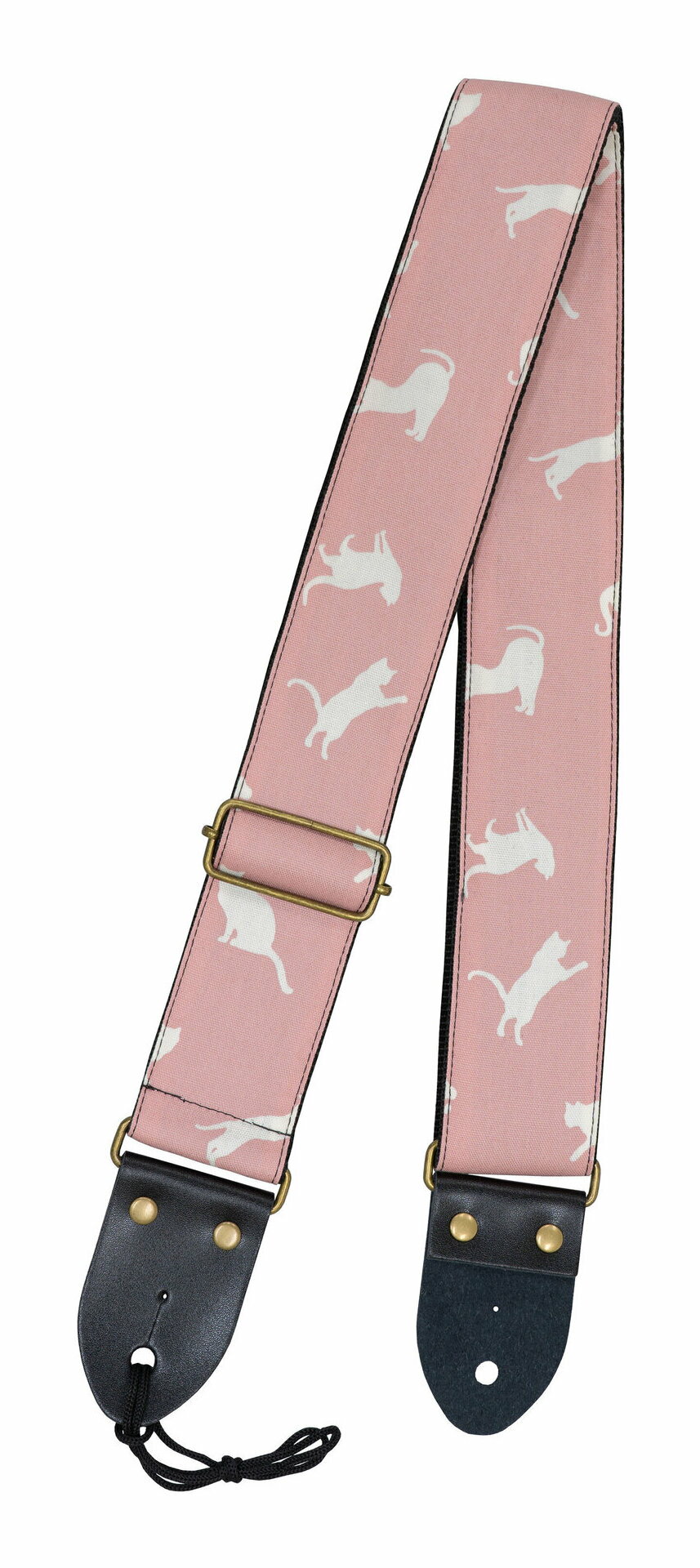 こちらの商品はお取り寄せとなります。3日～1週間ほどでお届け可能です。メーカー品切の際はお時間を頂きます。※画像は撮影用商品のため、お届けの際の商品とは異なります。ネコ柄ストラップ。Length:810~1430 mmWidth:50 mm※布地を使用している為、柄のバランス、図柄の出方には個体差が有ります。ご了承ください。