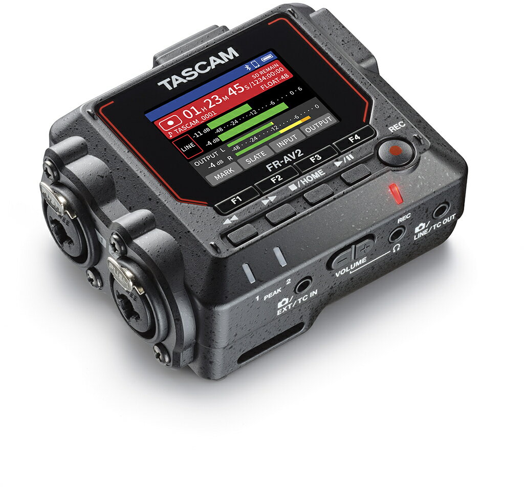 【送料込】TASCAM FR-AV2 32ビットフロート対応 2ch ポータブル フィールドレコーダー/タイムコードジェネレーター