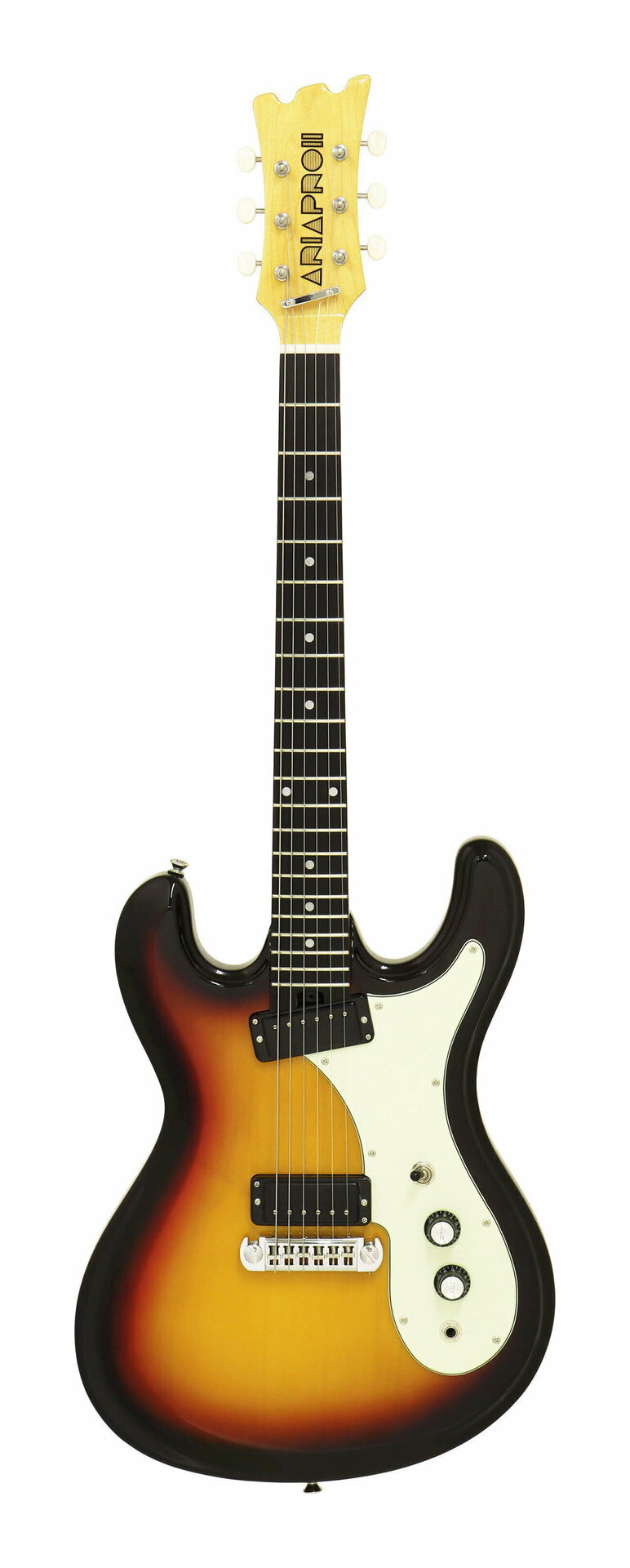 【送料込】Aria ProII DM-206 3TS (3Tone Sunburst) エレキギター/ケース付【ポイント5倍】
