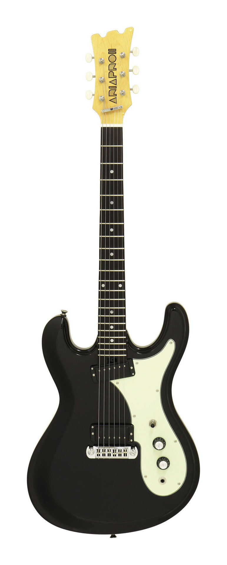 【送料込】Aria ProII DM-206 BK (Black) エレキギター/ケース付【ポイント5倍】