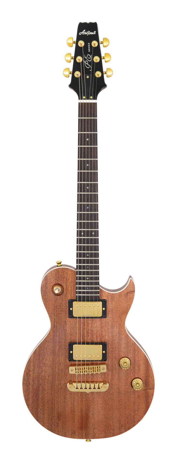 こちらの商品はお取り寄せとなります。3日～1週間ほどでお届け可能です。メーカー品切の際はお時間を頂きます。※画像は撮影用商品のため、お届けの際の商品とは異なります。オールマホガニーのPE。木の質感をより強く感じられるオープンポア仕上げを採用しています。ピックアップにはクラシックパワー”CPH-1G”を搭載。バランスの良いクリアなトーン、暖かみのあるサウンドが特徴です。Body:Mahogany,Carved TopNeck:Mahogany,Set-Neck,Heel-less CutawayFingerboard:RosewoodFrets:22FScale:628mmPickups:Classic Power“CPH-1G”x 2Controls:1 Volume,1 Tone,3-way PU selector SWBridge:SPT Bridge＆QH TailpieceHardware:GoldFinish:STBR(Stained Brown),Open-Pore FinishHeel-less Cutaway:ヒール部を大胆にカットし、ハイポジションでの演奏が飛躍的にスムーズに。スルーネックのようななめらかな仕上がりです。SPT bridge＆QH tailpiece:独特な形状のこのブリッジはチューンオーマチックより、オクターブ調整の幅が広いのが特徴です。幅広いオクターブ調整に対応します。テイルピースにはボールエンドを引っ掛けるだけ、弦交換が簡単なQHテイルピースを採用しています。ご注意木部分には木目、色味等の個体差があり、掲載の商品画像と異なる事がございます。また、ディスプレイの違いにより、実際の色と異なって見える場合がございます。掲載されている内容は品質向上のため予告なく変更する場合がございます。　