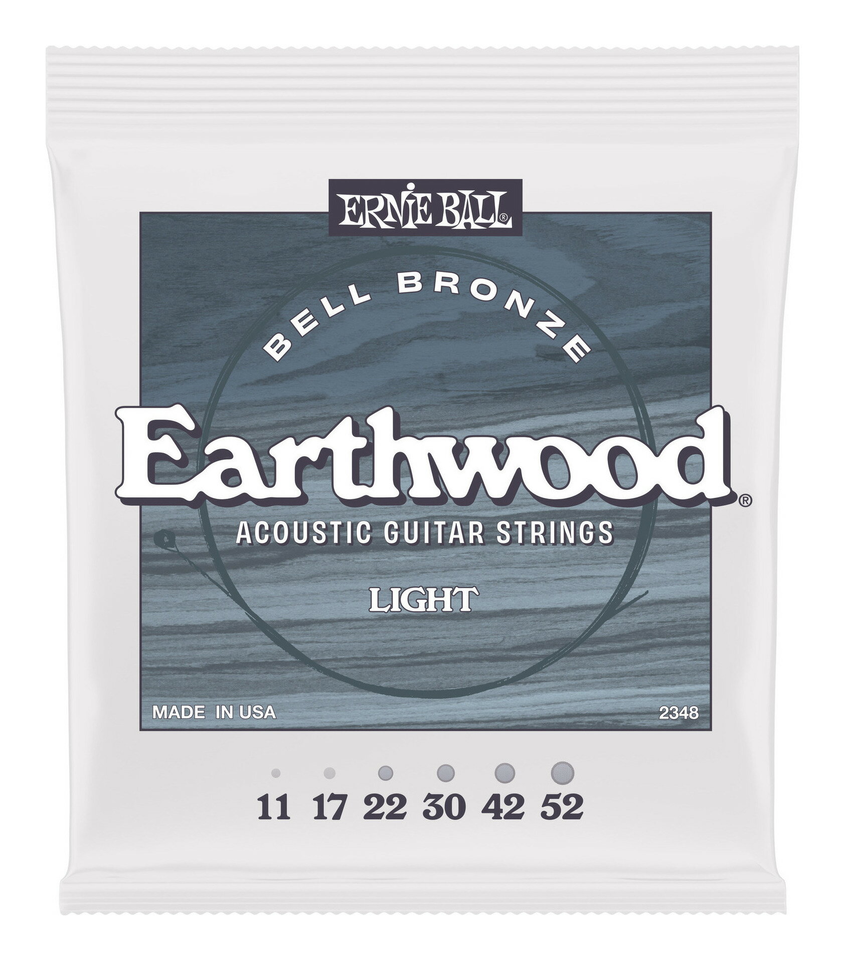 【メール便・送料無料・代引不可】ERNIE BALL 2348 [11-52] Light / Earthwood Bell Bronze ジョン メイヤー監修 アコースティックギター弦