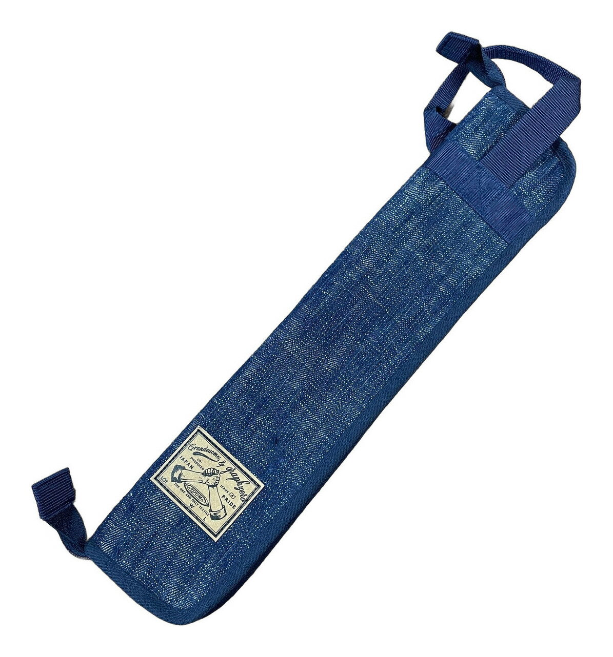 【送料込】Grande uomo デニム スティックケース 枷染メ 倉敷デニム使用 スティックバッグ