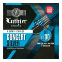 【メール便・送料無料・代引不可】【1セット】Luthier LU-30 クラシックギター / フラメンコギター 用 弦 MEDIUM/HARD TENSION