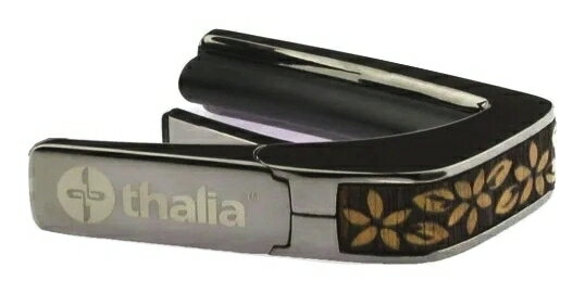 Thalia Capos HAWAIIAN KOA PLUMERIA LEI/Black Chrome ꥢ  DELUXE...