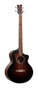 【送料込】ORTEGA D7CE-BFT-4 Bourbon burst ピックアップ搭載 アコースティック ベース DEEP SERIES/独占販売商品/ギグバッグ付
