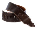 【送料込】Franklin FSW-JH-CH Chocolate 本革 ギターストラップ レザー ストラップ Jackson Hole Aged Leather Guitar Strap