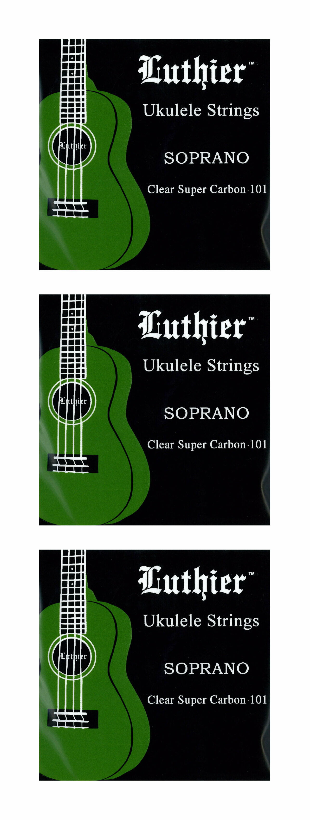 【メール便・送料無料・代引不可】【3セット】Luthier LU-SU ソプラノ ウクレレ用 フロロカーボン ウクレレ弦