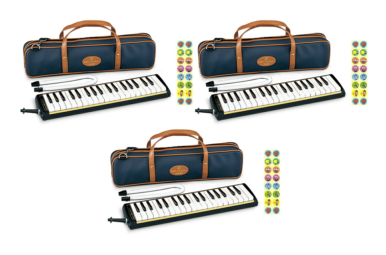 【送料込】【3台セット】【ドレミシール3枚付】スズキ SUZUKI M-37C /メロディオン アルト