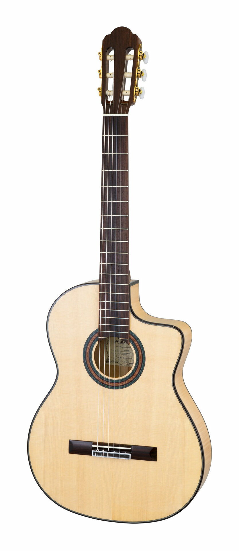 ARIA A-112CWE アリア スプルース単板トップ 薄胴 エレクトリック クラシックギター エレガット