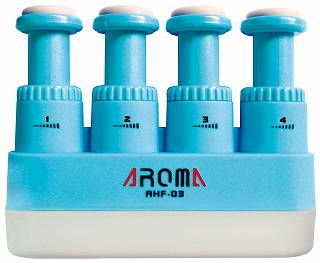 【メール便・送料無料・代引不可】AROMA アロマ AHF-03/BL（青） 握力強化 ハンドエクササイザー