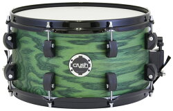 【送料込】Crush/クラッシュC2AS13X7203TransGreenCHAMELEONASHシリーズスネアドラム【smtb-TK】