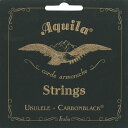 【メール便・送料無料・代引不可】【1セット】Aquila アクイーラ AQC-CLW(149U) Carbon Black ウクレレ弦 コンサート用(LOW-G弦/巻弦)