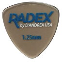 【メール便・送料無料・代引不可】【6枚セット】D’Andrea ダンドレア RDX346 1.25 [1.25mm] RADEXシリーズ ポリフェニルスルホン ギター ピック