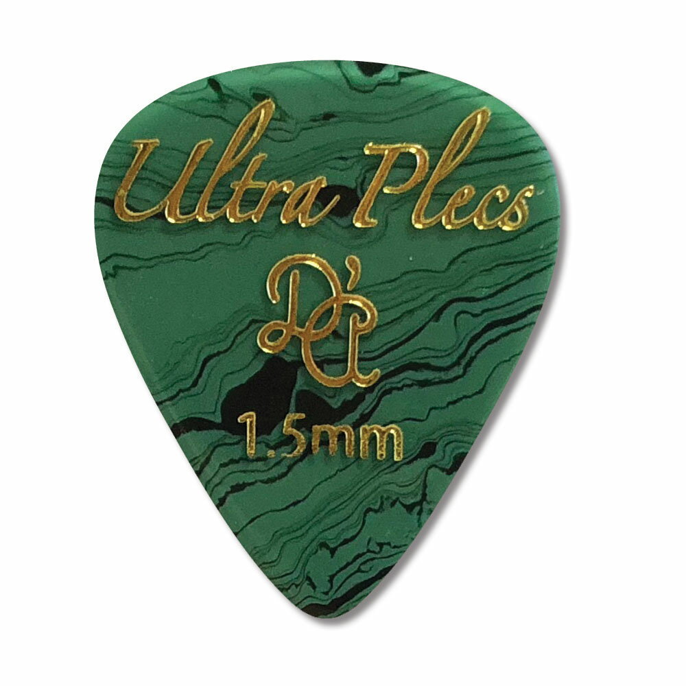 【メール便・送料無料・代引不可】【6枚セット】D’Andrea ダンドレア UP351 GEM 1.5 Gemstone [1.5mm] Ultra Plecs ギター ピック