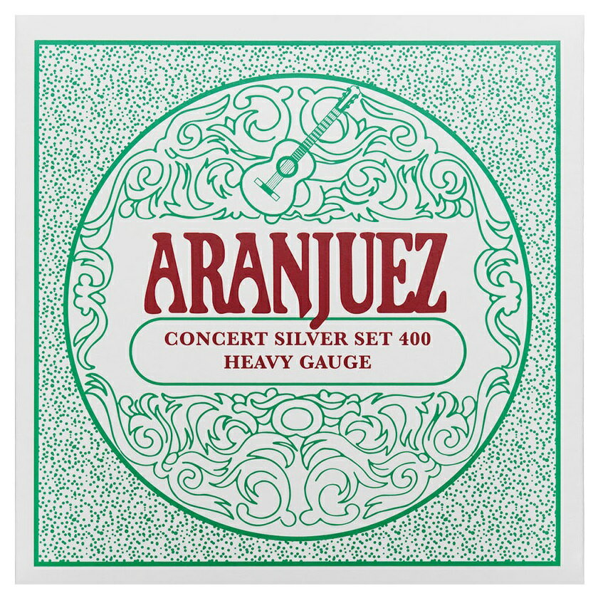 【メール便・送料無料・代引不可】【1セット】ARANJUEZ Concert Silver 400 クラシックギター弦