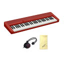 【送料込】【愛曲クロス付】【ヘッドホン/AHP-1000付】CASIO カシオ CT-S1RD 61鍵盤 コンパクト電子キーボード Casiotone【ポイント10倍】