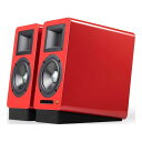 【送料込】AIRPULSE A100 BT5.0 RED/ペア DAC内蔵 アクティブ スピーカー