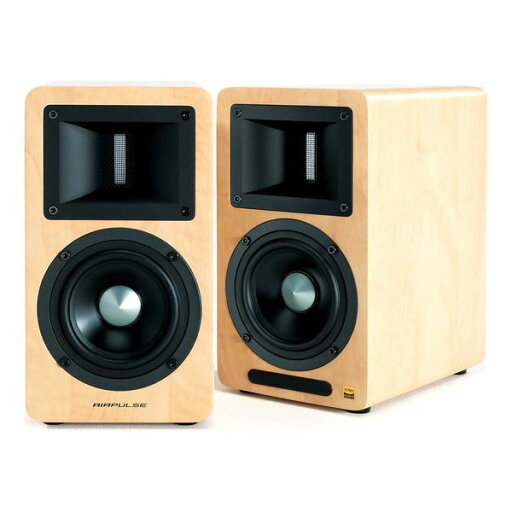 【送料込】AIRPULSE A80 PINEWOOD/ペア DAC内蔵 アクティブ スピーカー 【送料込】AIRPULSE A80 PINEWOOD/ペア DAC内蔵 アクティブ スピーカー