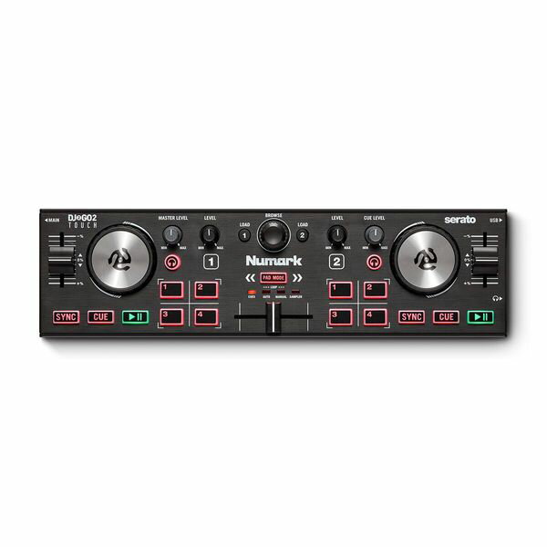 【送料込】Numark ヌマーク DJ2GO2 Touch タッチ キャパシティブ ジョグホイール搭載ポータブル DJコントローラー