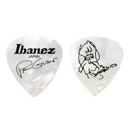 【メール便・送料無料・代引不可】【10枚セット】Ibanez アイバニーズ 1000PG-PW 1.0mm ショート ティアドロップ セルロース Paul Gilbert ポール ギルバート シグネチャー ギター ピック