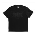 【メール便 送料無料 代引不可】 Ibanez アイバニーズ IBAT011M Mサイズ Tシャツ ブラック / IRON LABEL ロゴ