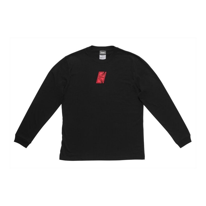 【送料込】 TAMA タマ TAML001L Lサイズ 長袖 ロングスリーブ Tシャツ ブラック / レッド ロゴ 【ポイント5倍】