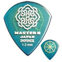 【ポイント5倍】【メール便 送料無料 代引不可】【10枚セット】MASTER8 JAPAN INFINIX JAZZ III XL 1.2mm HARD GRIP 滑り止め加工 ギター ピック IFS-JZ120