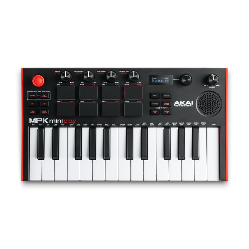 【送料込】AKAI Professional MPK mini Play MK3 / スピーカー内蔵 ミニキーボード コントローラー