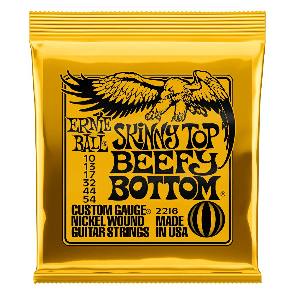 【送料込】【12セット】ERNIE BALL アーニーボール 2216 [10-54] SKINNY TOP BEEFY BOTTOM エレキギター弦