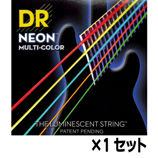 【メール便・送料無料・代引不可】【1セット】DR NMCB5-45 [45-125] NEON マルチカラー 5弦ベース弦【smtb-TK】