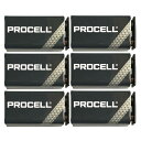 【メール便 送料無料 代引不可】【9V乾電池 ×6個】【限定特価】DURACELL PROCELL 9V 006P ×6個 世界の電池シェアNo.1の「デュラセル」社製