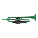 【ポイント10倍】【送料込】pinstruments pTrumpet/Green プラスチック製 B♭トランペット PTRUMPET1G