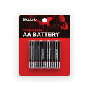 【メール便・送料無料・代引不可】D’Addario ダダリオ PW-AA-04 Tour-Grade アルカリ単三乾電池 4個パック