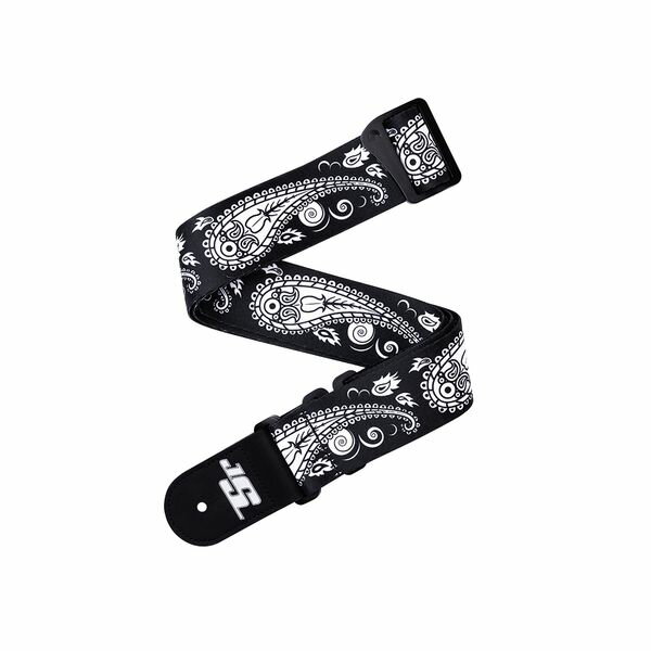 DAddario ꥪ 50JSSV17 Joe Satriani Swivel Strap BLACK PAISELY ...