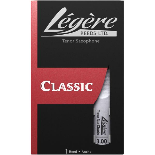 【メール便・送料無料・代引不可】Legere Tenor Saxophone Classic テナー サックス用 樹脂製リード【smtb-TK】