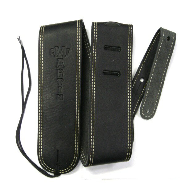 【送料込】MARTIN マーチン 18A0013 Ball Glove Leather ソフトレザー ギターストラップ ブラック