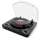 【送料込】【箱傷み】【アウトレット】ION AUDIO MAX LP Black スピーカー搭載オールインワンUSB レコードプレーヤー ターンテーブル