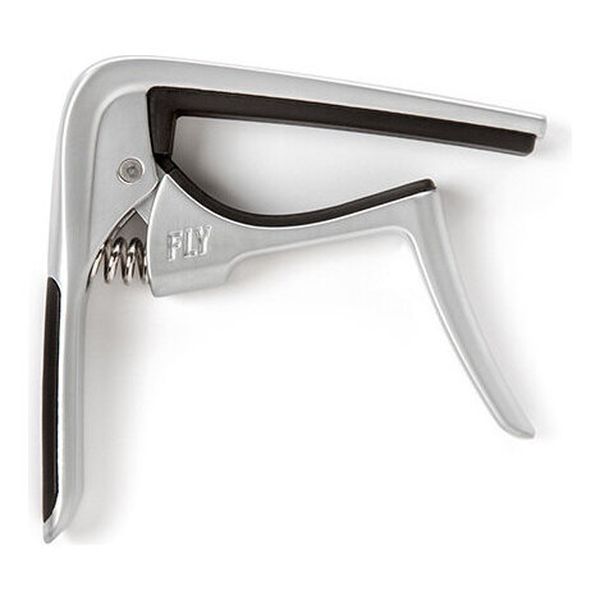 こちらの商品はお取り寄せとなります。3日～1週間ほどでお届け可能です。メーカー品切の際はお時間を頂きます。こちらの商品はメール便で発送します。詳細についてはこちらを必ずご確認ください。トリガーフライ・カポは、ダンロップ製カポのベストセラー「トリガー・カポ」のデザインを基に、より優れた操作性とチューニングの安定性を実現しています。人間工学に基づいた流線型のグリップと、新たに設計されたスプリング・メカニズムで、より快適な着脱が可能に。ギターの指板に対し最適化された形状のフレットパットと、バランスのとれた圧力により、正確な音程とクリアなサウンドを提供します。・「トリガー・カポ」のデザインを基に操作性とチューニングの安定性を向上・人間工学に基づいた、快適な操作性を実現する流線型グリップ・専用設計されたスプリング・メカニズムにより、簡単な取り付けと正確なイントネーションを実現・最適化されたフレットパッドでクリアなサウンドを実現