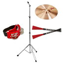 【送料込】【カホン用】PAiSTE PST-7 + CS-01 + LP-CCB + LP188 スプラッシュ + スタンド + カホンブラシ + フットタンバ...