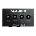 【送料込】M-Audio M-Track Duo コンボ入力2系統 ファンタム電源搭載 48-KHz 2チャンネル USBオーディオインターフェ…