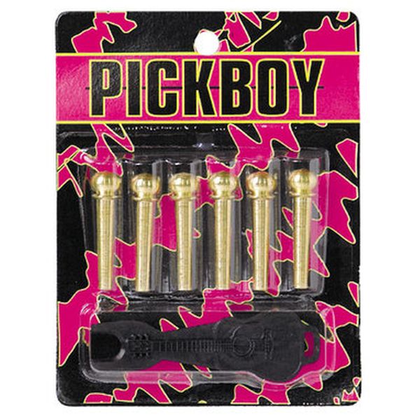 【メール便・送料無料・代引不可】PICKBOY ピックボーイ BP-150 ブラスブリッジピン