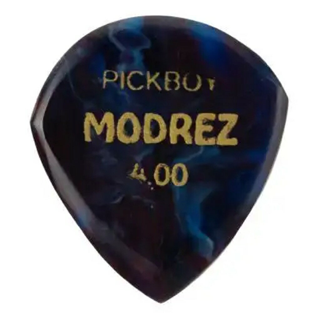 【メール便・送料無料・代引不可】PICKBOY ピックボーイ GP-MDZBU/400 MODREZ モダレズ アクリル製 ピック ブルー 4.0mm