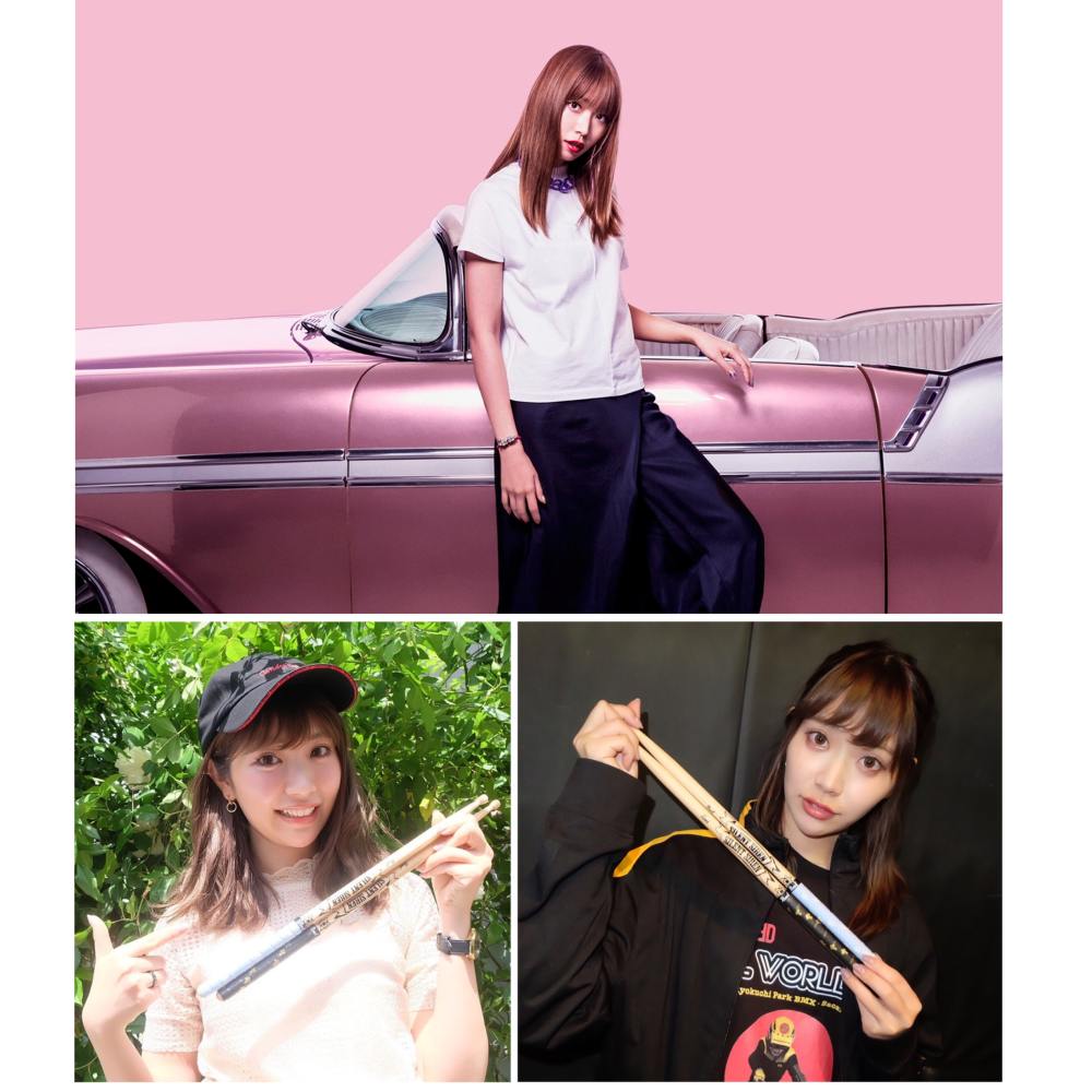 【メール便・送料無料・代引不可】Pearl TG-1 #HN タイトグリップ desighed by ひなんちゅ/ SILENT SIREN ドラムスティック用 グリップテープ 4枚セット2ペア分【smtb-TK】