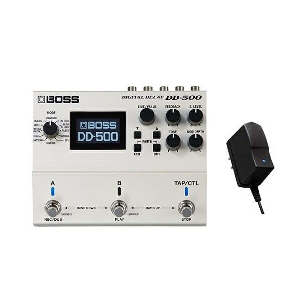 【ポイント9倍】【送料込】【純正ACアダプター/PSA-100S2付】BOSS ボス DD-500 すべてを究めたディレイ・ペダル