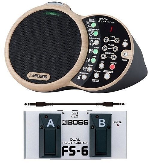 【送料込】【フットスイッチ/FS-6+audio-technica製接続ケーブル付】BOSS ボス DR-01S Rhythm Partner